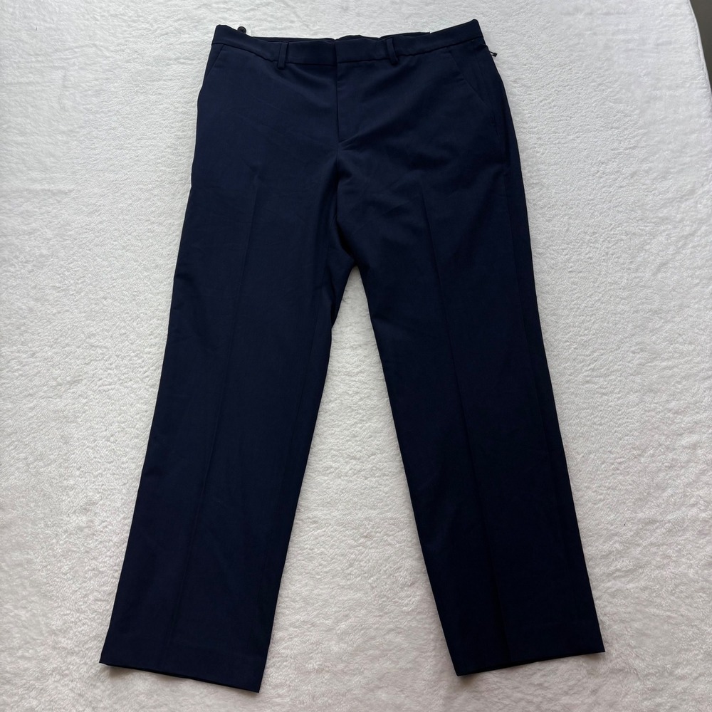 Perry Ellis Portfolio Resolution Modern Fit Dress Pants 34x29 Vintage Indigo NWT